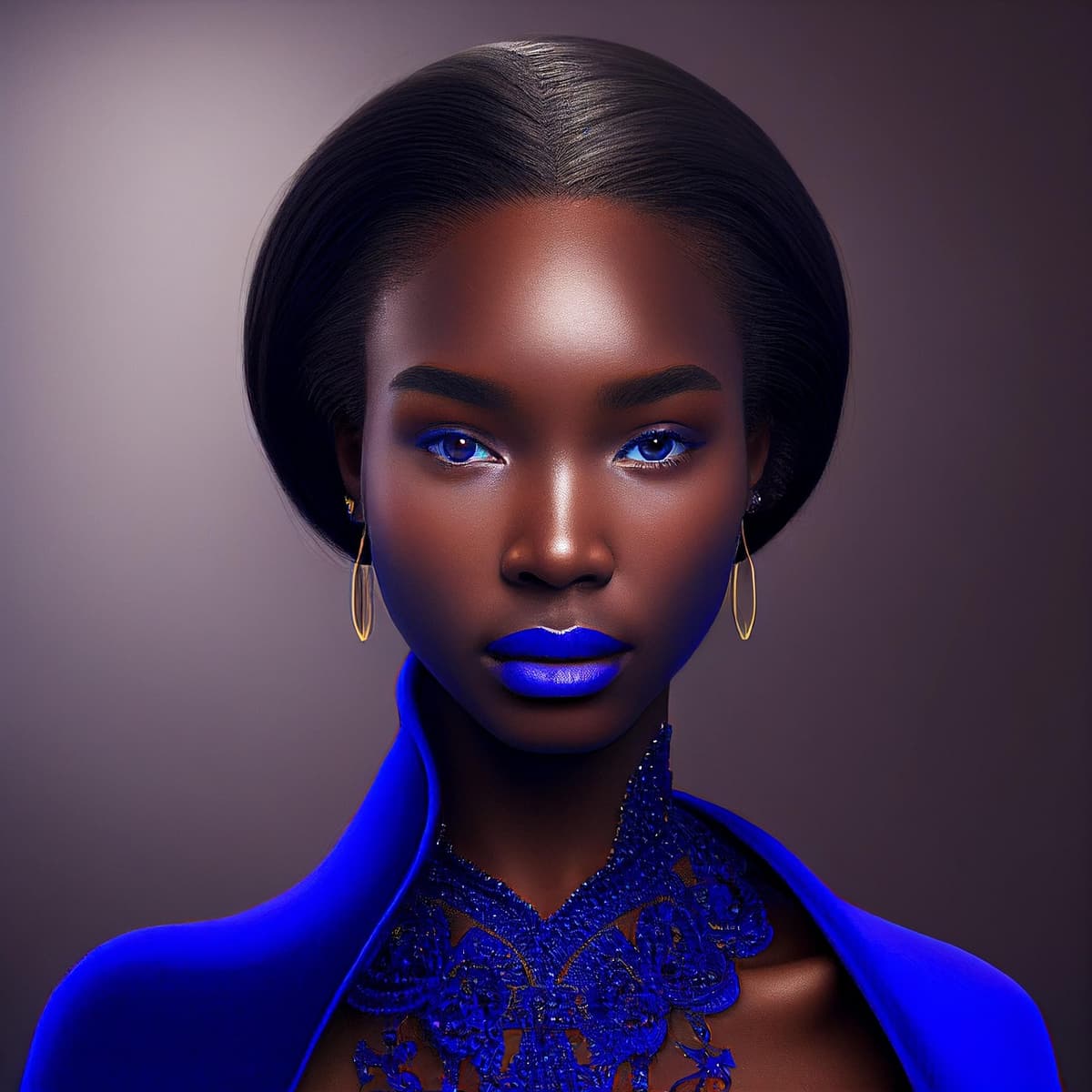 AI generating style recommendations on a screen
